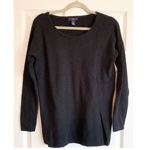 Black knit sweater